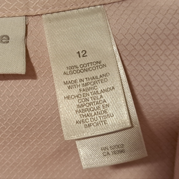 Liz Claiborne Women's 12 Wrinkle Free Long Sleeve Button Up Dress Shirt - Picture 6 of 9